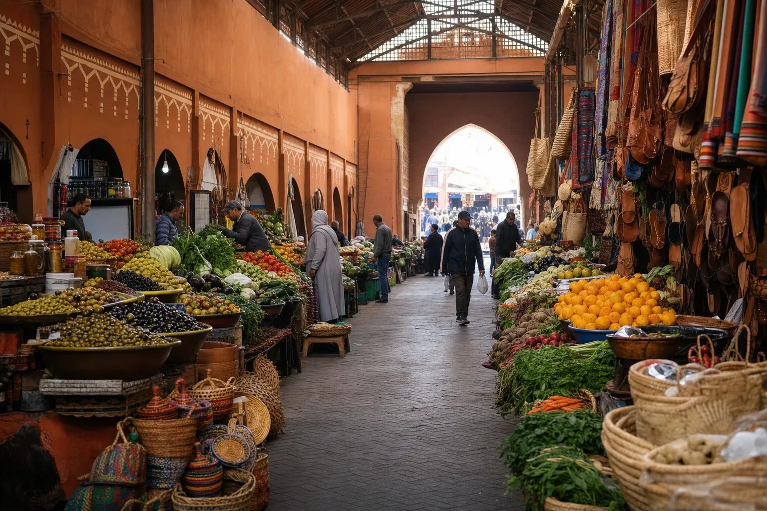 The souk in Agadir